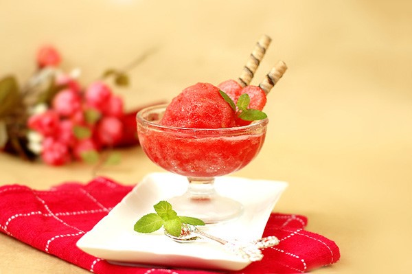 Sorbet dưa hấu mát lạnh