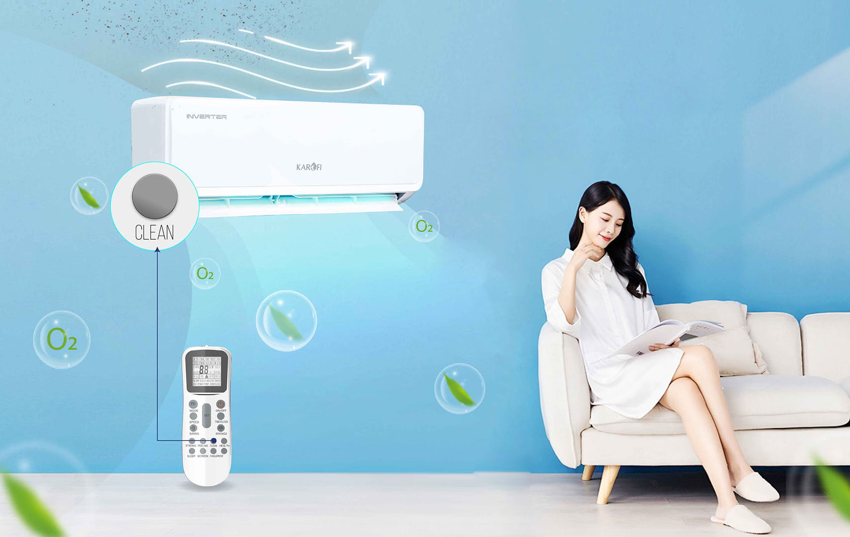Sử dụng điều hòa không khi tăng cường độ ẩm